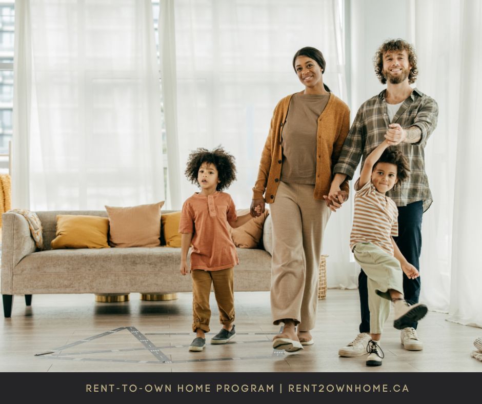 Family excited to move into their new house from the Rent-To-Own Home program